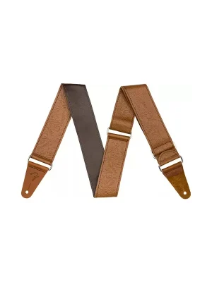 Levný Fender 2 Tooled Leather Strap BRN