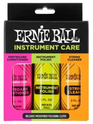 Čistící prostředek Ernie Ball EB 4225 Instrument Care 3 Pack Akční Nabídka