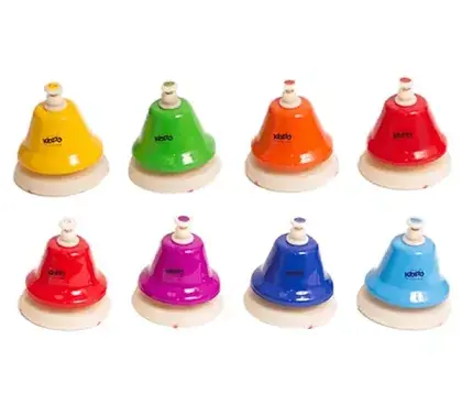 Akční Cena Zvonky stolní Kidzzo 17682 Table Bells Colorful 8