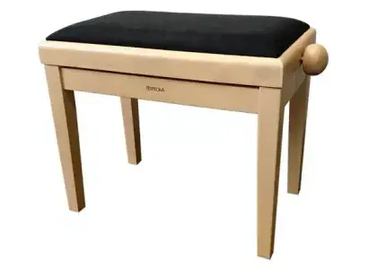 Stolička klavírní Pecka PPB-016 WA Beethovenka jasan mat/černý sedák Nízká Cena