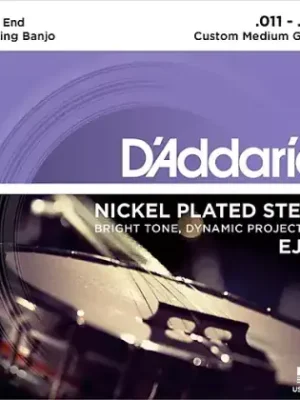 Struny pro 5strunné banjo D'Addario EJ57 - 11/22 Přímo Od Výrobce