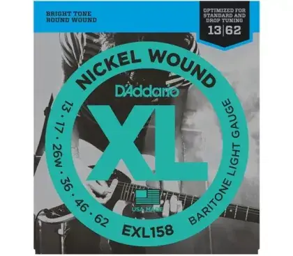 Struny pro elektrickou kytaru D'Addario EXL158 - 13/62 Značkový