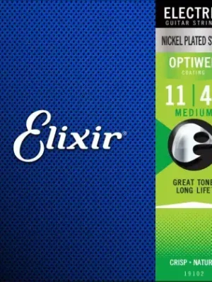 Struny pro elektrickou kytaru Elixir 19102 Medium 11/49 Jen Po Omezenou Doba