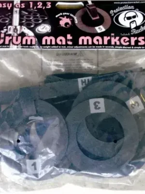 Sada značek Protection Racket 9022 01 Drum Mat Numbered Marker Pack Jen Po Omezenou Doba