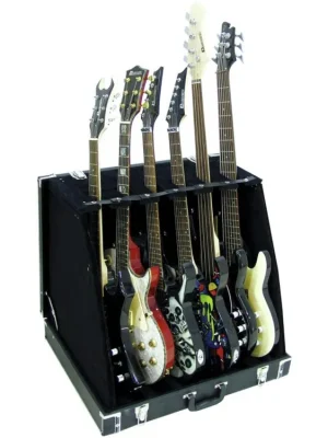 Časově Omezené Dimavery stojan na 6 kytar, černý