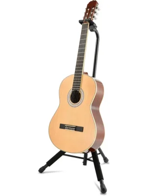 Dokud Zásoby Vydrží Hercules GS414B kytarový stojan vysoký, zámek + redukce pro banjo, mandolínu