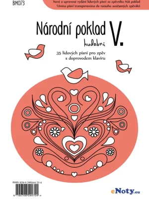 Levný Národní poklad hudební V. - 35 lidových písní pro zpěv a klavír