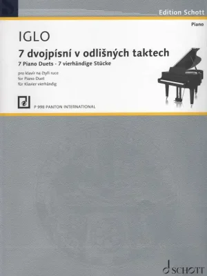 7 DVOJPÍSNÍ v odlišných taktech pro klavír na 4 ruce Cenový Hit