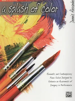 Výprodej A Splash of Color 2 / pět romantických a současných skladeb pro klavír