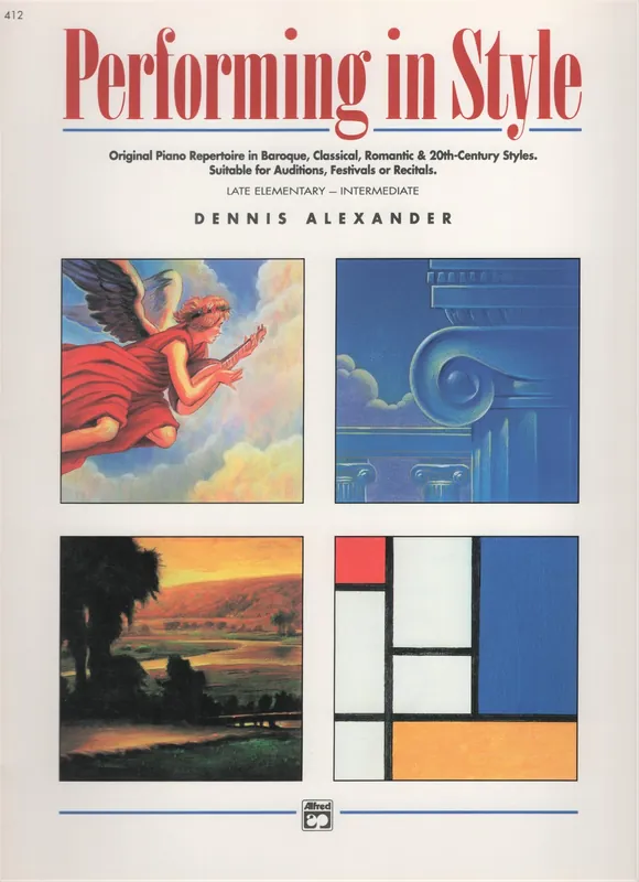 Speciální Cena Alexander, Dennis: Performing in Style / originální klavírní skladby různých stylů klasické hudby