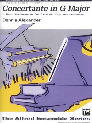 Top Prodej Concertante in G Major by Dennis Alexander / 2 klavíry 4 ruce