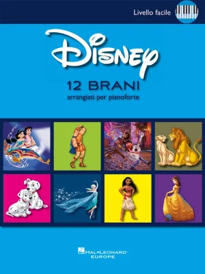 Super Cena Disney - 12 Brani (skladeb) / 12 snadných filmových melodií pro klavír