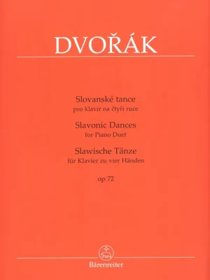 Cenová Bomba DVOŘÁK: Slovanské tance op. 72 / 1 klavír 4 ruce