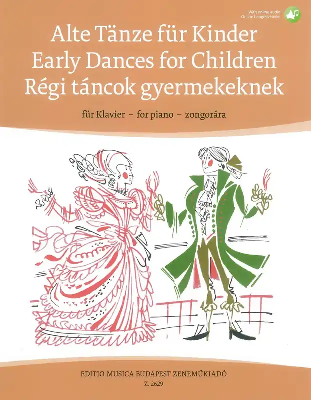 Rychlé Dodání Early Dances for Children / klavír