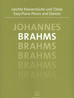 Easy Piano Pieces & Dances - BRAHMS Levný