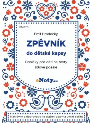 Emil Hradecký: Zpěvník do dětské kapsy + Audio Online //zpěv / akordy Cenová Bomba
