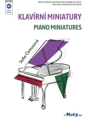 Klavírní miniatury / 9 snadných přednesových skladeb Finální Výprodej