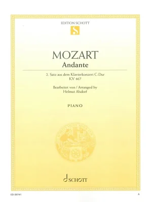 Mozart: ANDANTE aus dem Klavierkonzert C Dur KV467 / klavír Odeslání Ihned