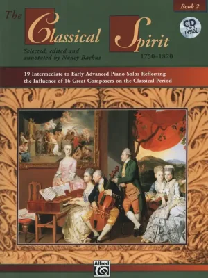 Levný THE CLASSICAL SPIRIT 2 + CD / klasické skladby pro středně a více pokročilé klavíristy