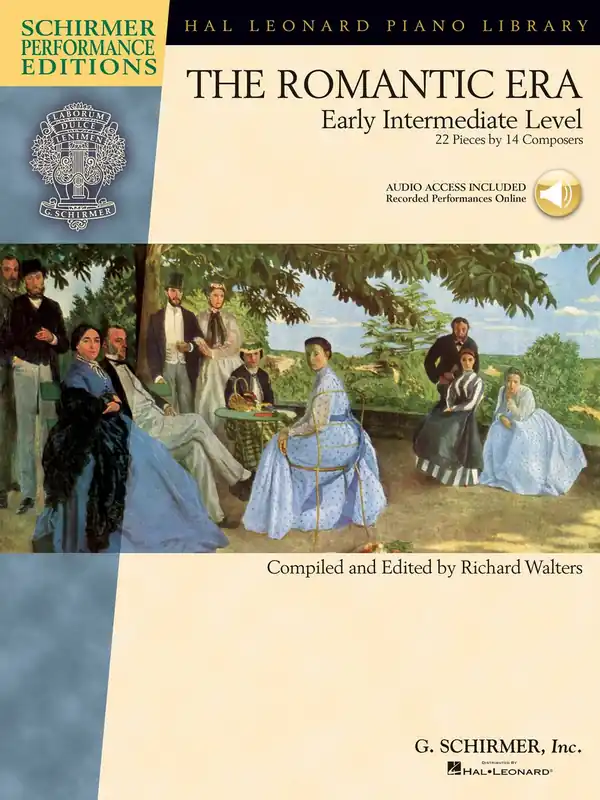 THE ROMANTIC ERA: Early Intermediate Level + Audio Online / sólo klavír Sezónní Sleva
