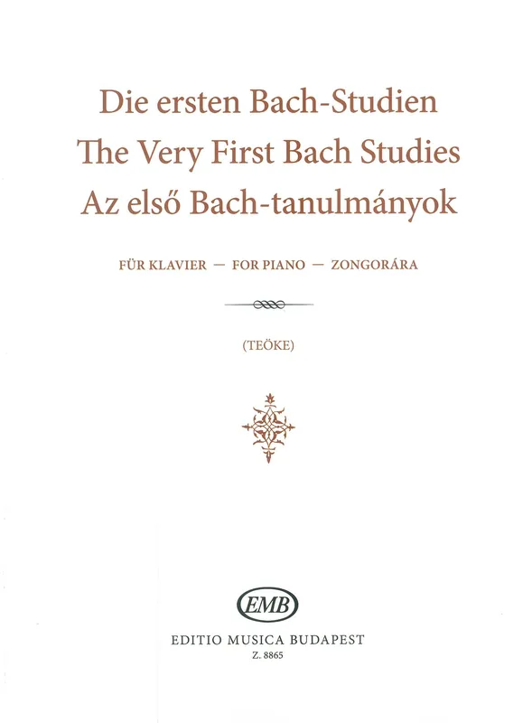 The Very First Bach Studies / klavír Objednat Nyní