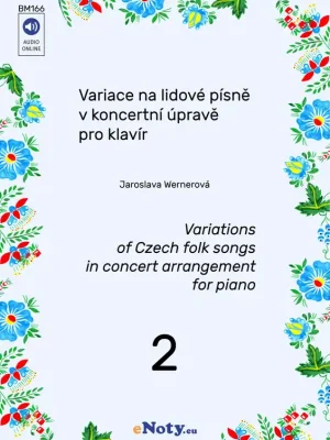 Výprodej Variace na lidové písně v koncertní úpravě pro klavír 2