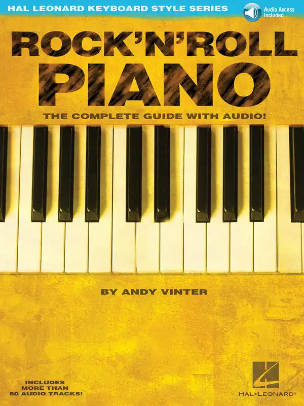 ROCK' N' ROLL PIANO + Audio Online / Hal Leonard Keyboard Style Series Cenový Hit