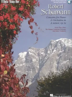 SCHUMANN: Concerto in A minor, op. 54 for Piano & Orchestra + Audio Online / Klavírní koncert A moll op.54 pro klavír a orchestr Vysoce Kvalitní