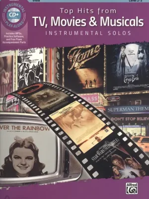 TV, MOVIES & MUSICALS + CD / viola a klavír (PDF) Rychlé Dodání