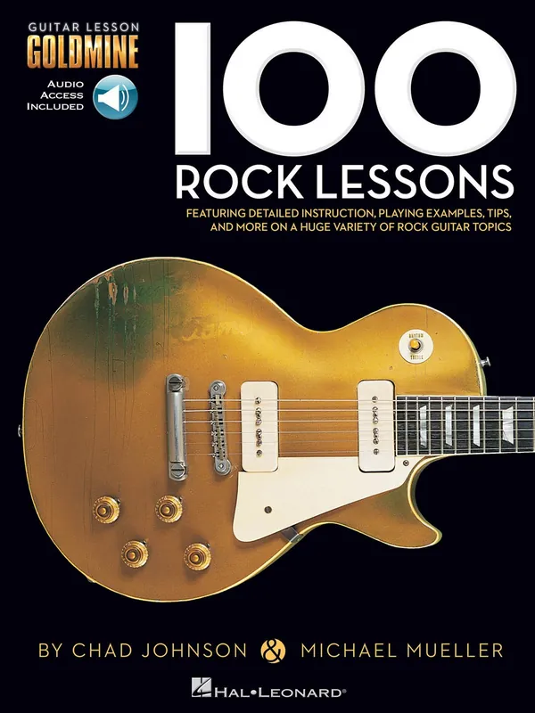 Cenově Výhodný 100 Rock Lessons + Audio Online / kytara + tabulatura