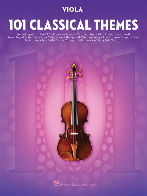 Autentický 101 Classical Themes for Viola / viola