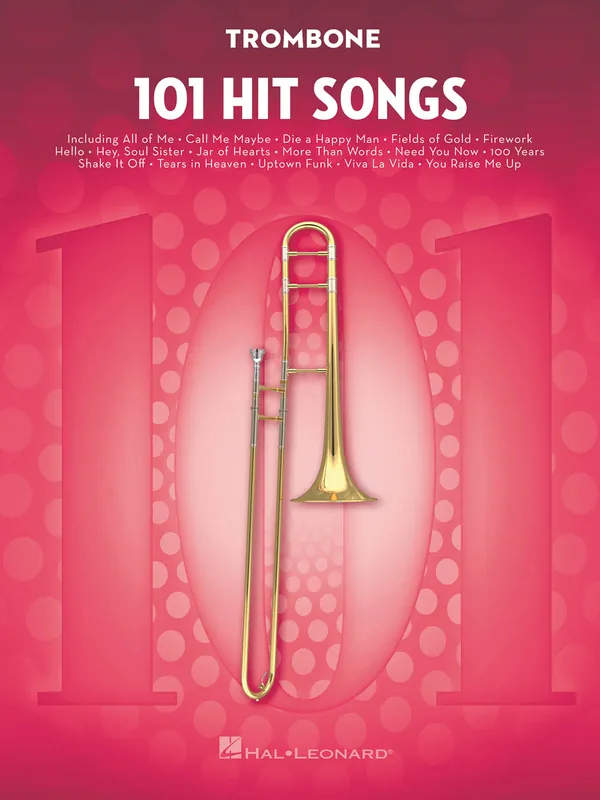101 Hit Songs for Trombone / pozoun Odeslání Ihned