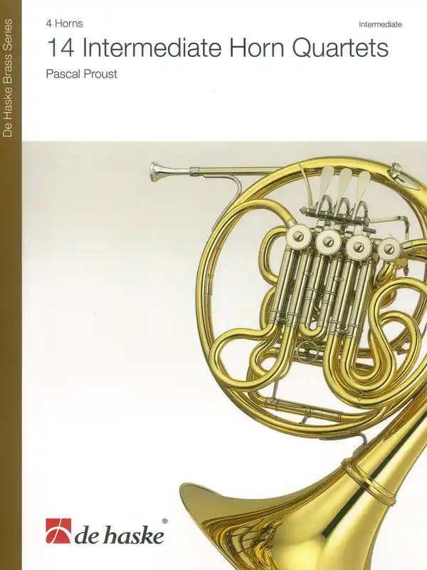 Jen Po Omezenou Doba 14 Intermediate Horn Quartets / partitura a party