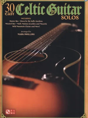 30 Easy Celtic Guitar Solos + Audio Online / kytara + tabulatura Expresní Doručení