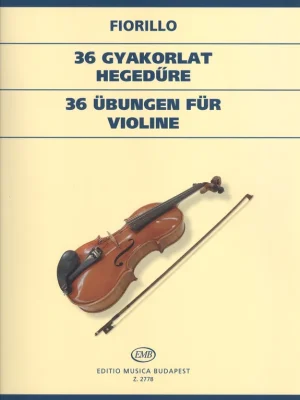 Jen Po Omezenou Doba 36 Exercises for Violin by Federigo Fiorillo / housle