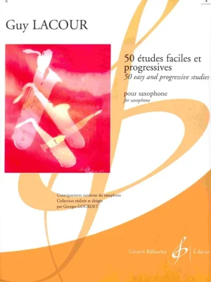 Značkový 50 easy and progressive studies for saxophone 1 by Guy LACOUR / saxofon