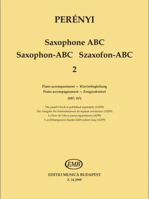 Ihned K Objednání ABC Saxophone 2 / klavírní doprovody