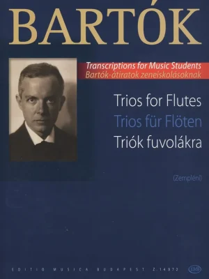 Odeslání Ihned BARTÓK: Trios for flutes / 15 skladeb pro 3 příčné flétny