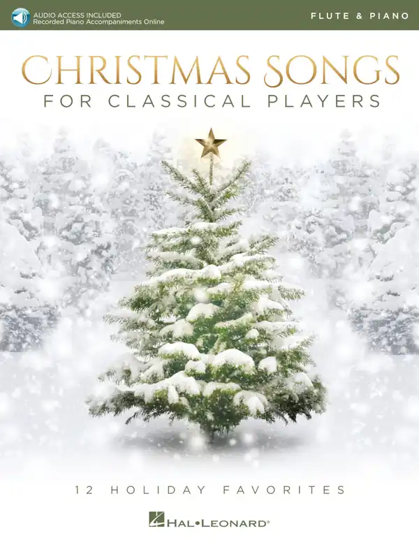Nejlepší Volba CHRISTMAS SONGS for Classical Players + Audio Online / příčná flétna a klavír