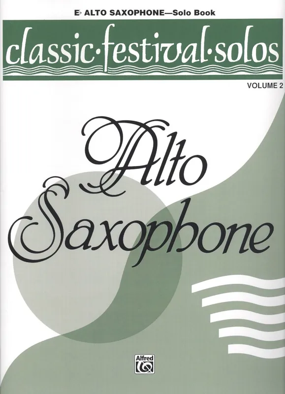 CLASSIC FESTIVAL SOLOS 2 / altový saxofon - sólový sešit Akční Nabídka
