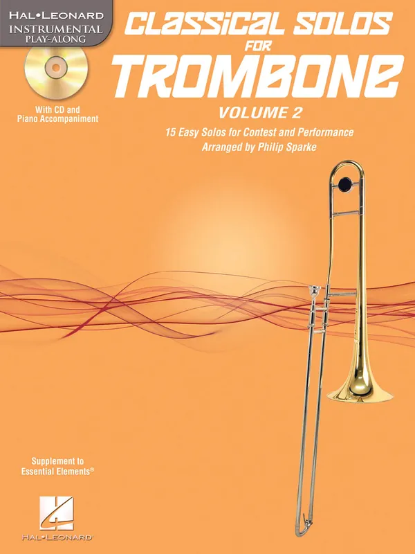 CLASSICAL SOLOS for Trombone 2 + CD / pozoun a klavír (PDF) Výprodej