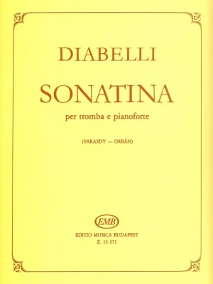 DIABELLI: SONATINA per tromba e pianoforte / trumpeta a klavír Doprava Zdarma