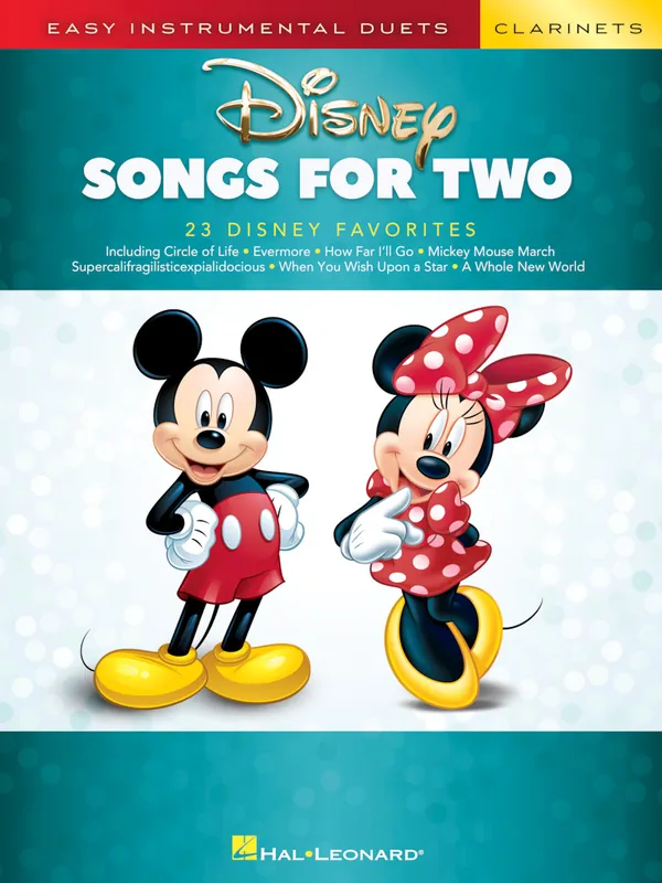 Disney Songs for Two / klarinet - snadné duety Koupit Online