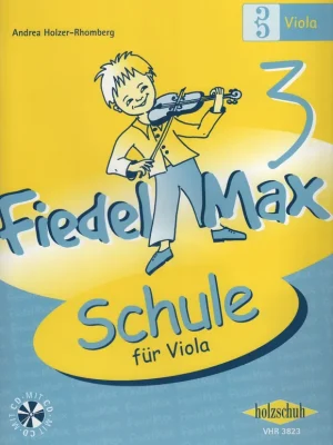 Fiedel Max 3 - Schule für Viola + CD / škola hry na violu Poslední Šance