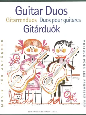 Guitar Duos / snadné skladby pro dvě klasické kytary Cenově Výhodný