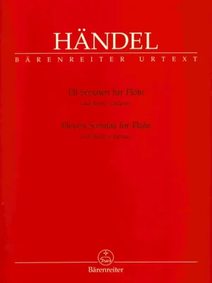 Aktuální HANDEL - Eleven Sonatas for Flute and Basso continuo (2 books)