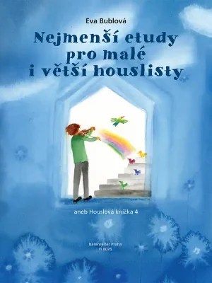 HOUSLOVÁ KNÍŽKA 4 - Nejmenší etudy pro malé i větší houslisty (1.– 4. poloha) Super Cena
