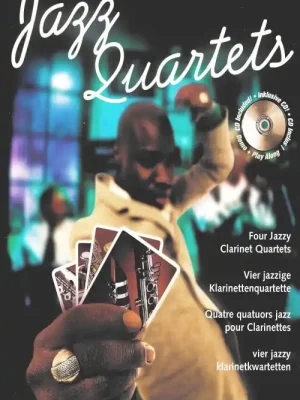 Oblíbený JAZZ QUARTETS + CD clarinet quartets / kvarteta pro klarinet