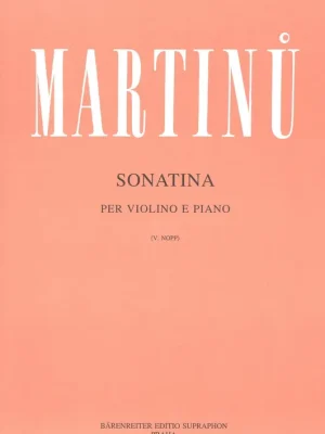 Výhodná Nabídka Martinů: Sonatina pro housle a klavír