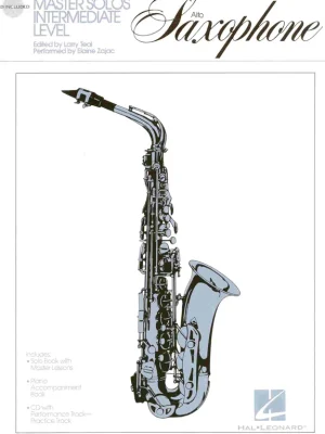 Poslední Šance MASTER SOLOS FOR SAXOPHONE + Audio Online / altový saxofon a klavír